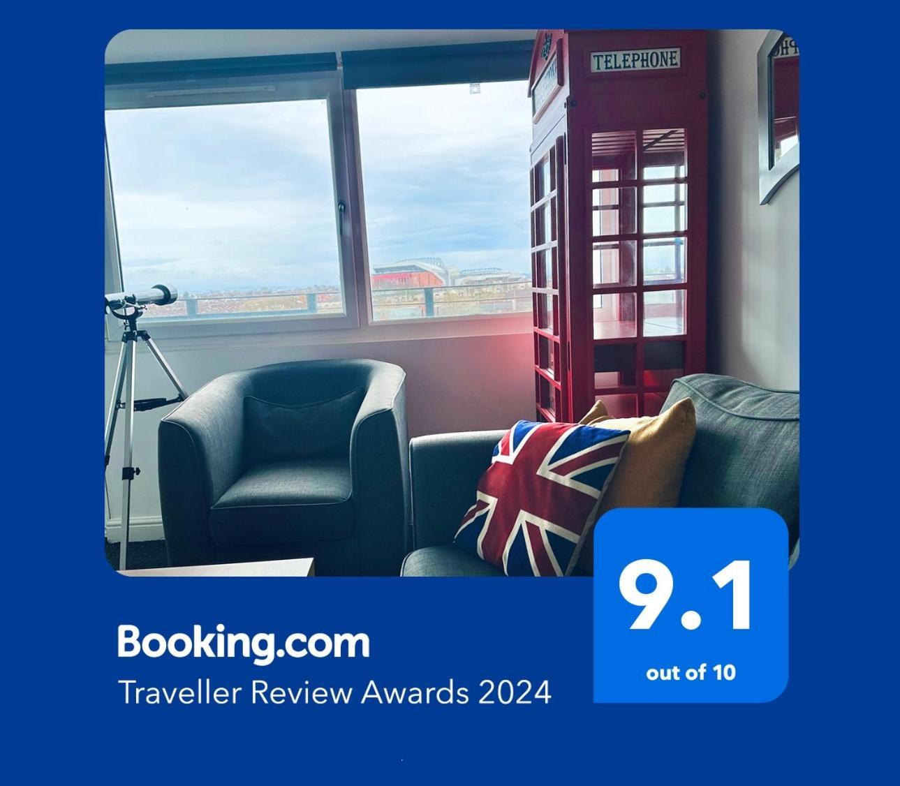 Unique View Of Anfield Stadium - Charming 2 Bedroom Apartment In Liverpool With Parking Esterno foto